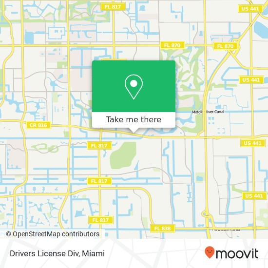 Drivers License Div map