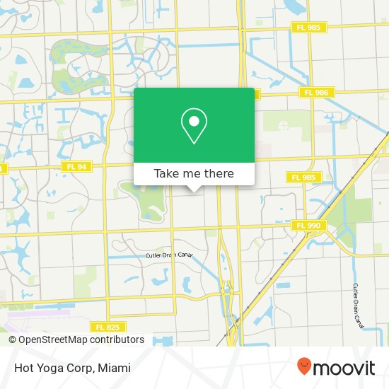 Hot Yoga Corp map