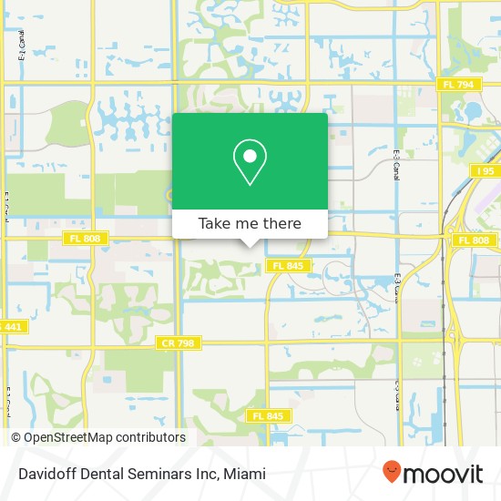 Mapa de Davidoff Dental Seminars Inc