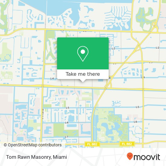 Mapa de Tom Rawn Masonry