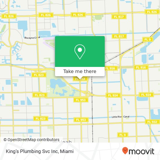 King's Plumbing Svc Inc map