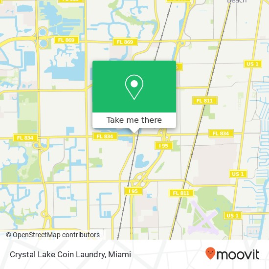 Crystal Lake Coin Laundry map