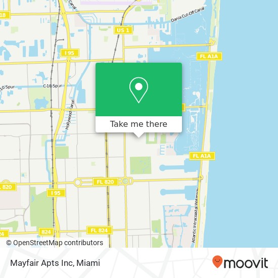 Mayfair Apts Inc map