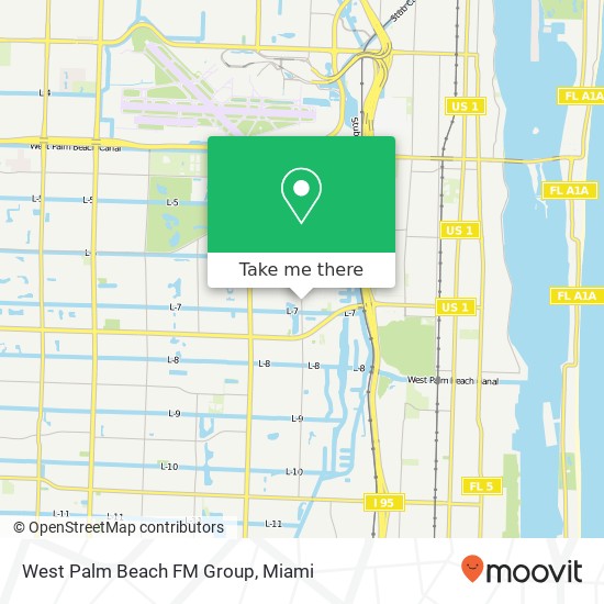 Mapa de West Palm Beach FM Group