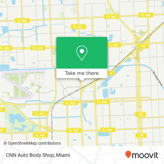 Mapa de CNN Auto Body Shop