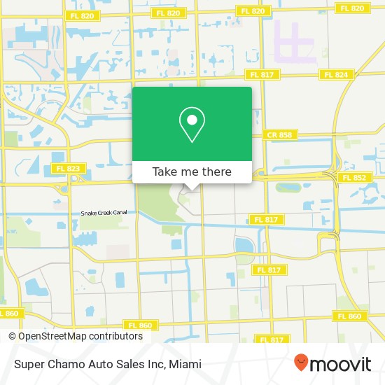 Super Chamo Auto Sales Inc map