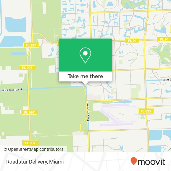 Roadstar Delivery map