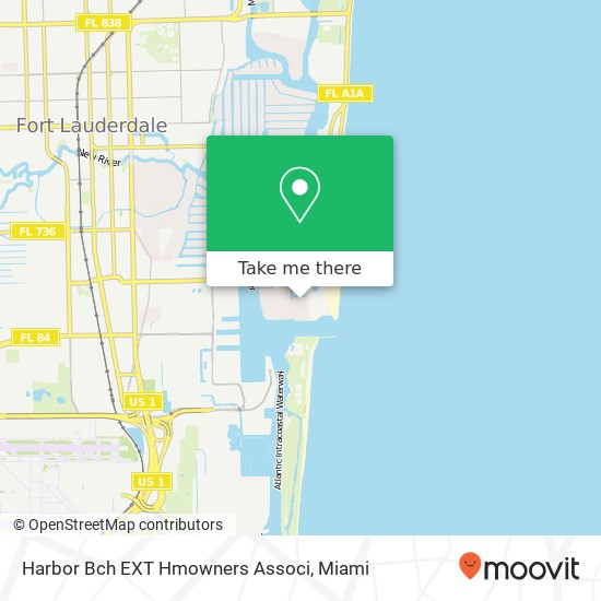 Harbor Bch EXT Hmowners Associ map