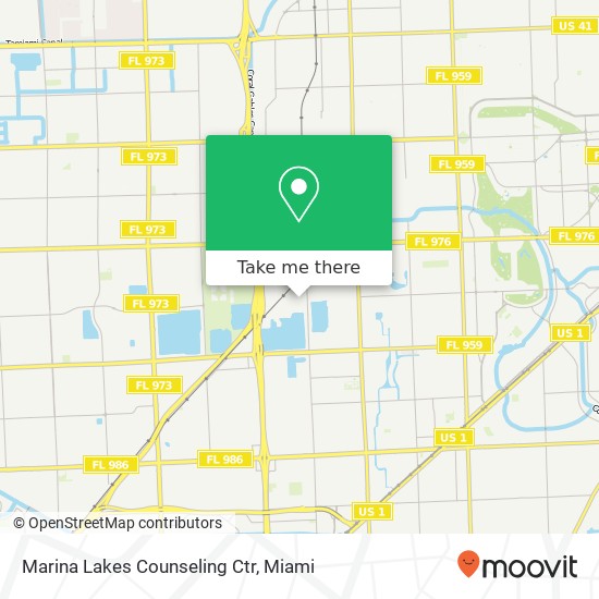 Marina Lakes Counseling Ctr map