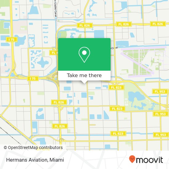 Hermans Aviation map