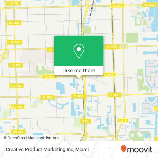 Mapa de Creative Product Marketing Inc