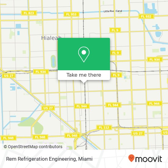 Rem Refrigeration Engineering map