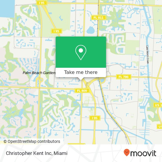 Christopher Kent Inc map