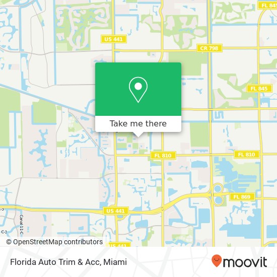 Florida Auto Trim & Acc map
