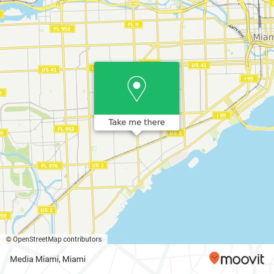 Media Miami map