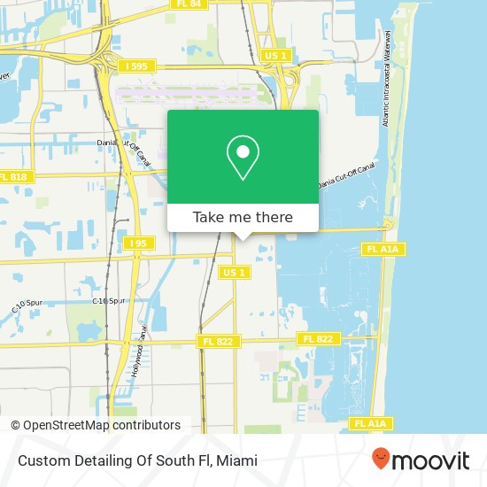 Mapa de Custom Detailing Of South Fl