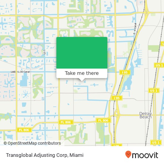 Mapa de Transglobal Adjusting Corp