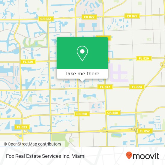 Fox Real Estate Services Inc map