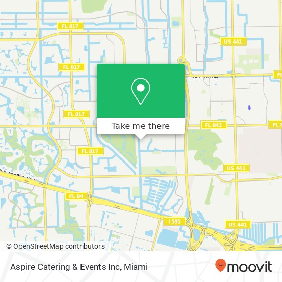 Aspire Catering & Events Inc map