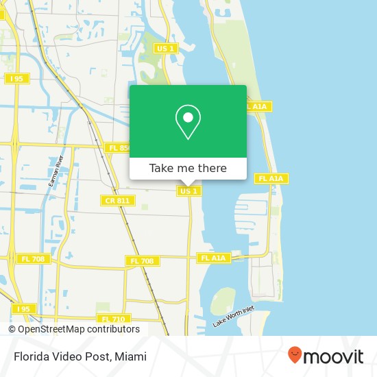 Florida Video Post map