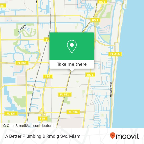 A Better Plumbing & Rmdlg Svc map