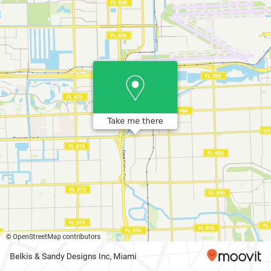 Belkis & Sandy Designs Inc map