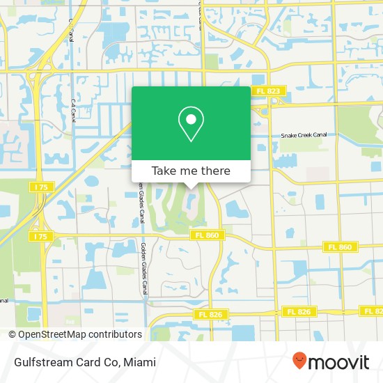 Gulfstream Card Co map