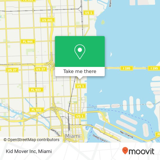 Kid Mover Inc map