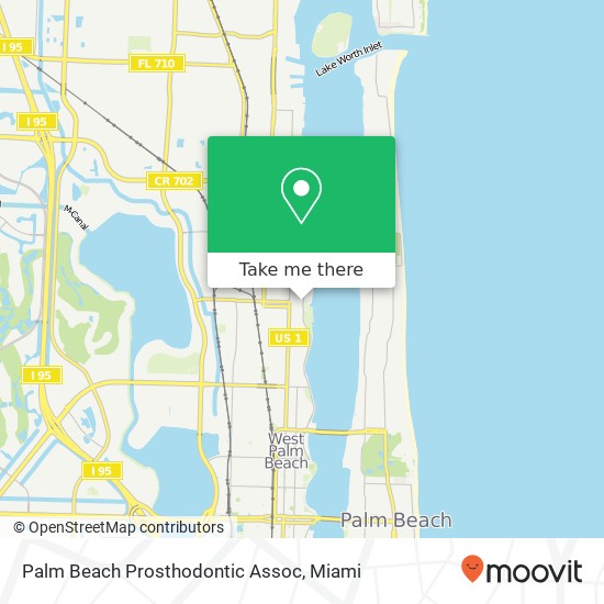 Mapa de Palm Beach Prosthodontic Assoc