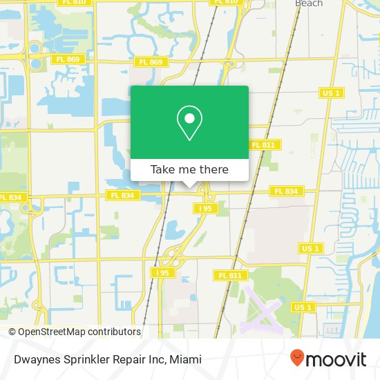 Mapa de Dwaynes Sprinkler Repair Inc