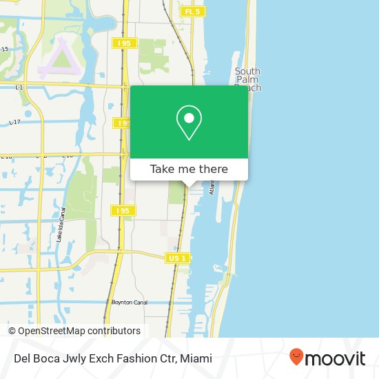 Mapa de Del Boca Jwly Exch Fashion Ctr