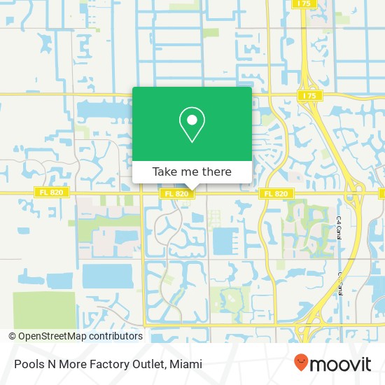 Pools N More Factory Outlet map