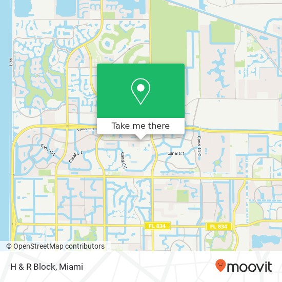 H & R Block map