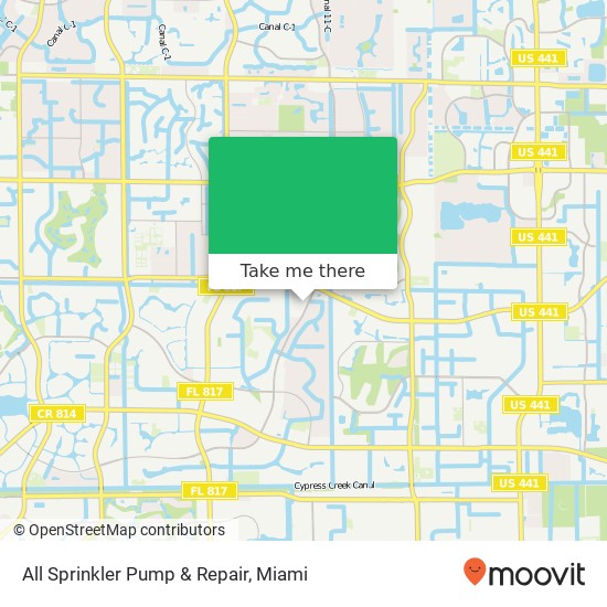 All Sprinkler Pump & Repair map