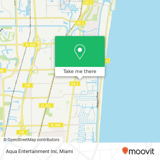 Aqua Entertainment Inc map