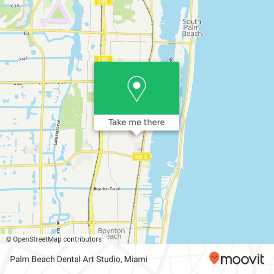 Mapa de Palm Beach Dental Art Studio