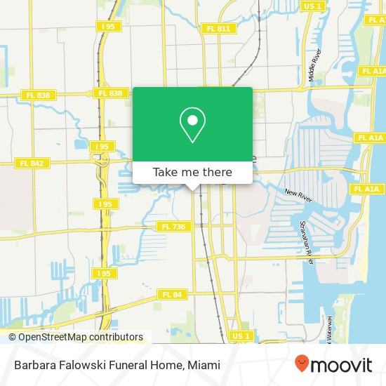 Barbara Falowski Funeral Home map