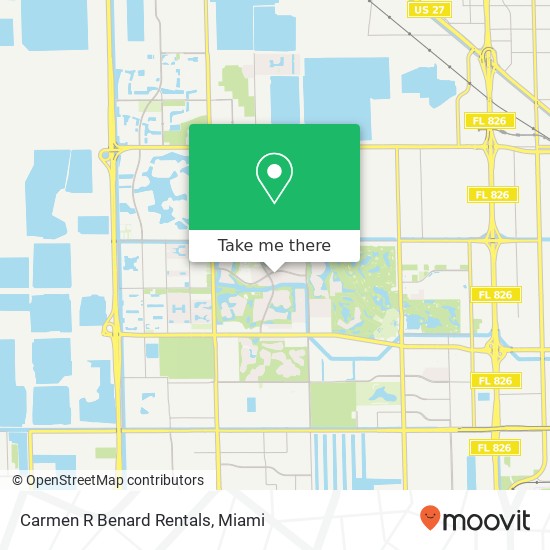 Carmen R Benard Rentals map