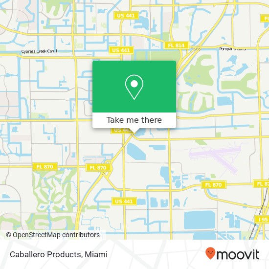 Caballero Products map