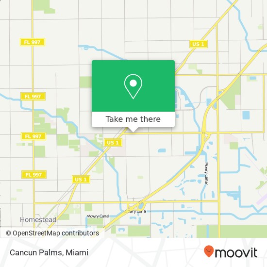 Cancun Palms map