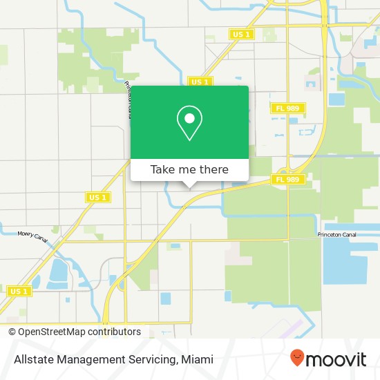 Allstate Management Servicing map