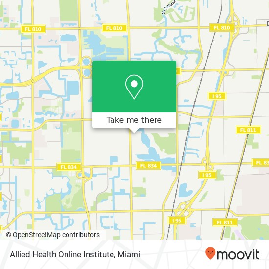 Mapa de Allied Health Online Institute