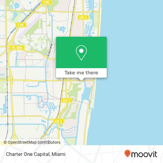 Mapa de Charter One Capital