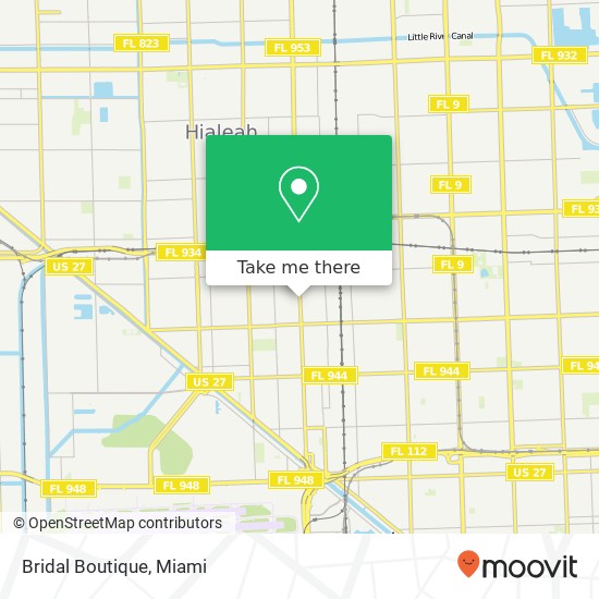 Mapa de Bridal Boutique