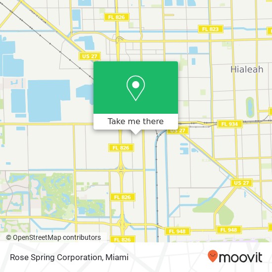 Rose Spring Corporation map