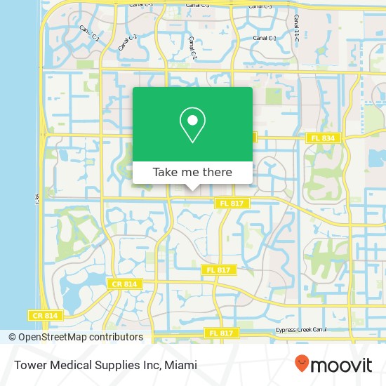 Mapa de Tower Medical Supplies Inc