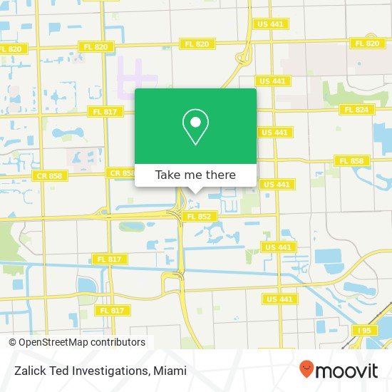 Mapa de Zalick  Ted Investigations