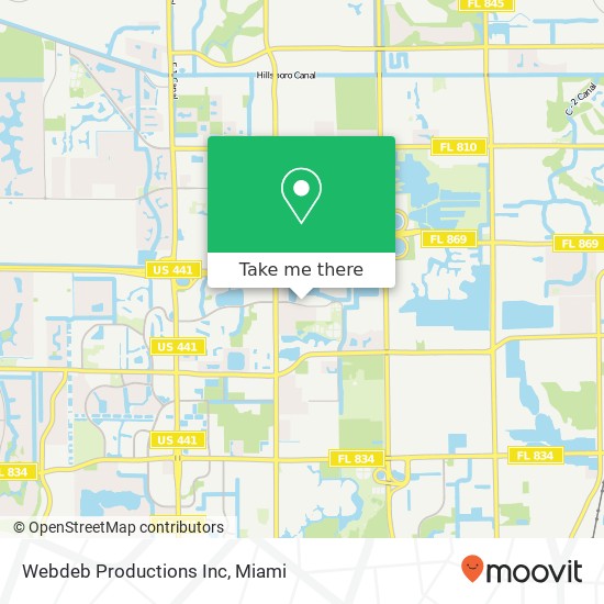 Webdeb Productions Inc map