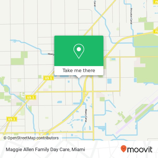 Maggie Allen Family Day Care map