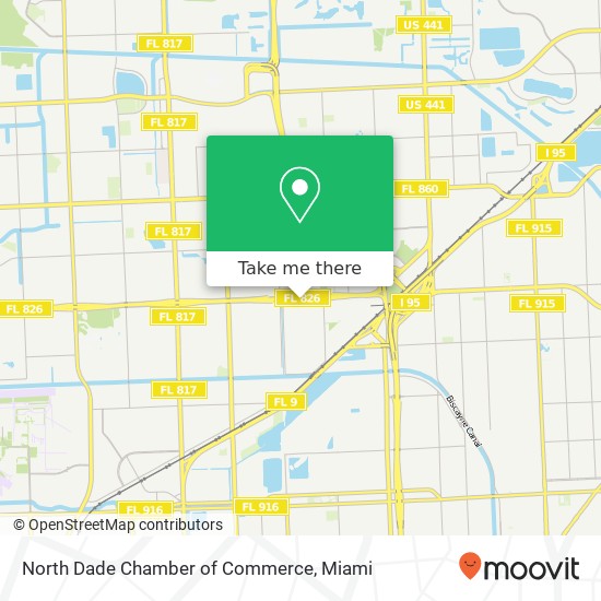 Mapa de North Dade Chamber of Commerce